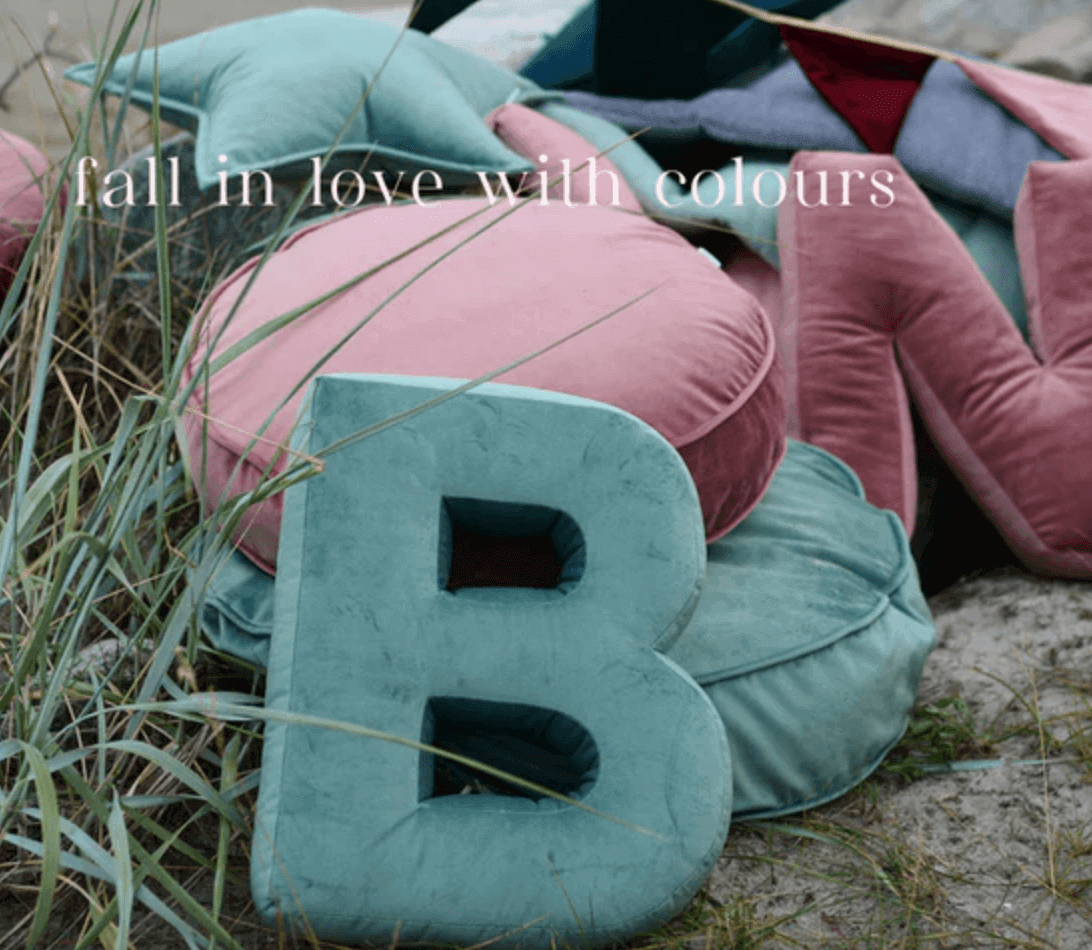 Velvet Letter Cushions Unique Birthday gift Ideas Letter Pillows