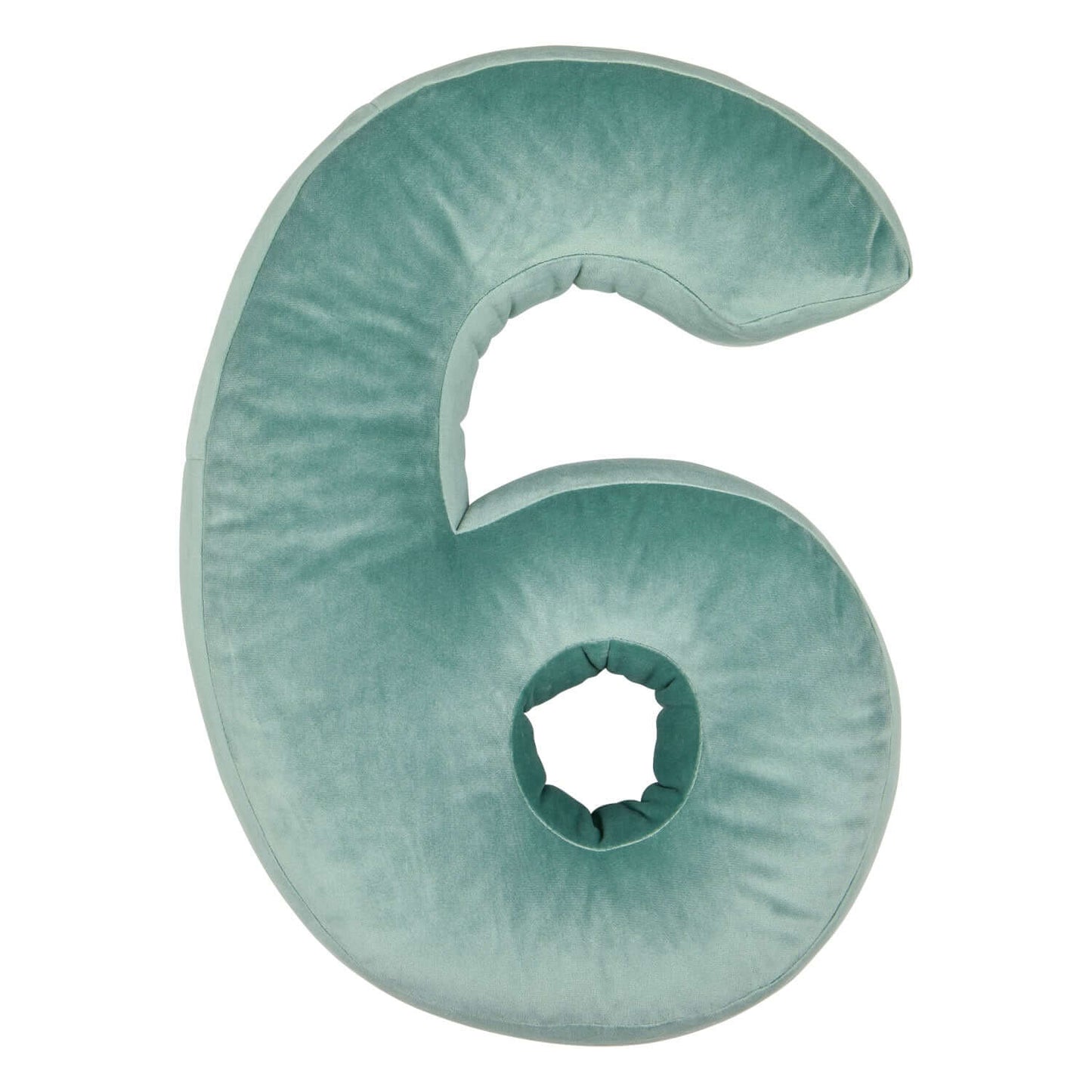 Velvet Cojín con númeross 6 | Number Cushion
