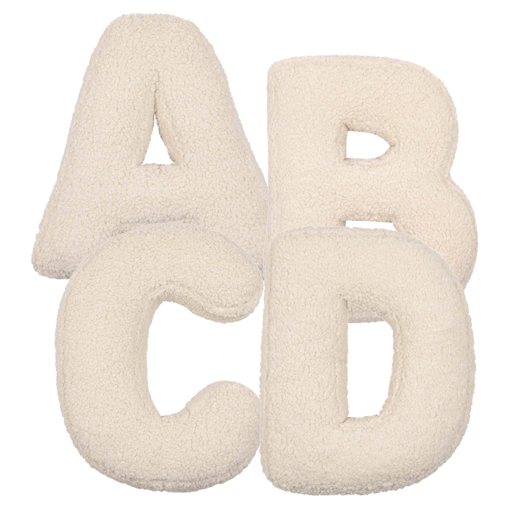 Set of 4 Boucle Letters