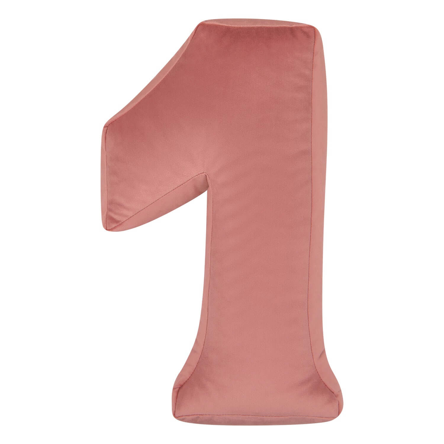 Velvet Number Cushion 1