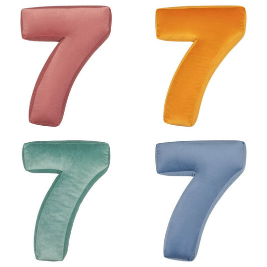Velvet Cuscino numerico 7 | Number Cushion