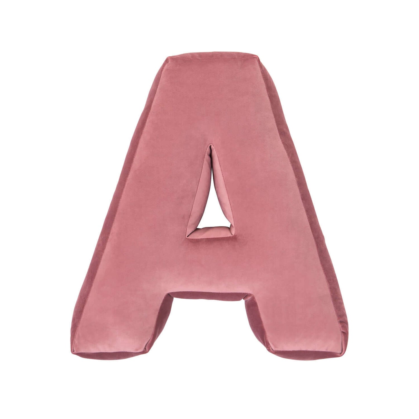 Cojín letras terciopelo A | Cojín Alfabeto