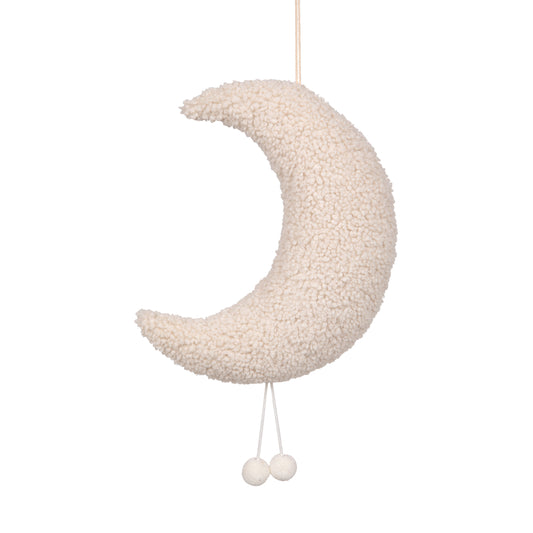 boucle moon pendant cream. teddy shaped moon cushion by bettys home a