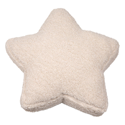 Boucle Star Cushion by bettys home. Teddy Cushion in shape of star