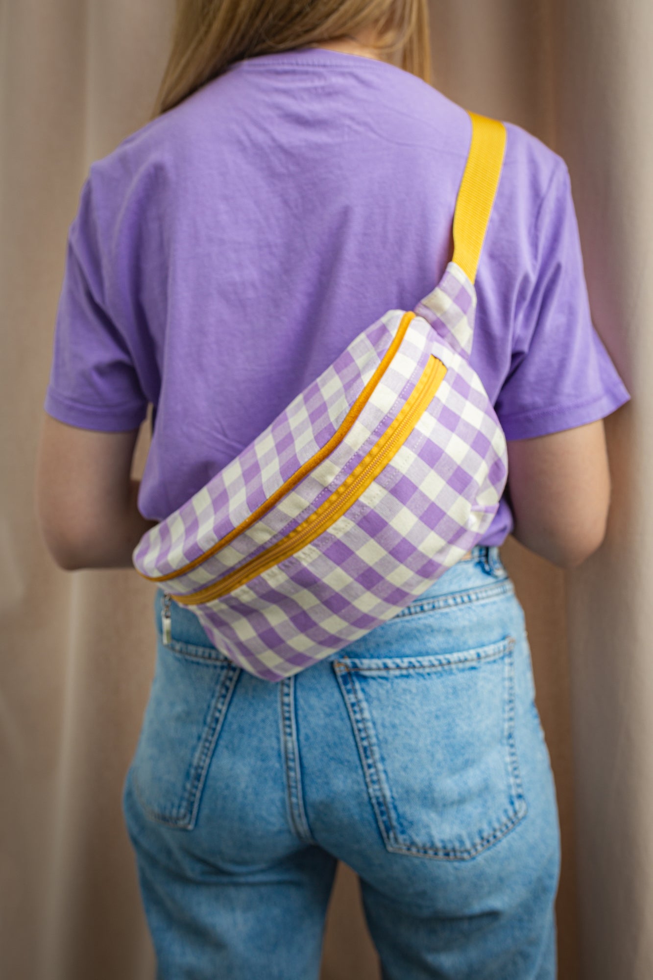 Hip Pack City | Fanny Pack | Gingham | Lilac