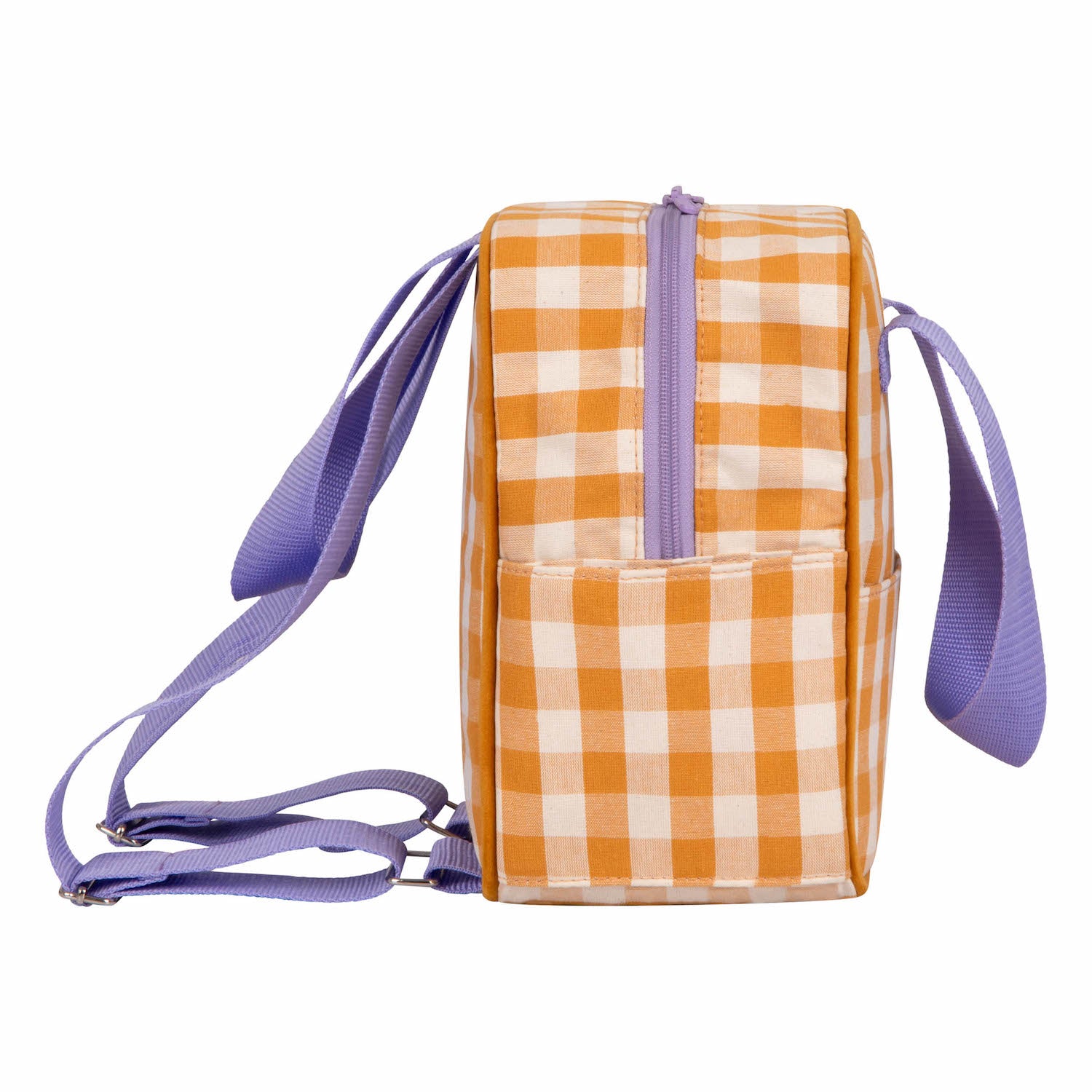 yellow gingham backpack by bettys home 2