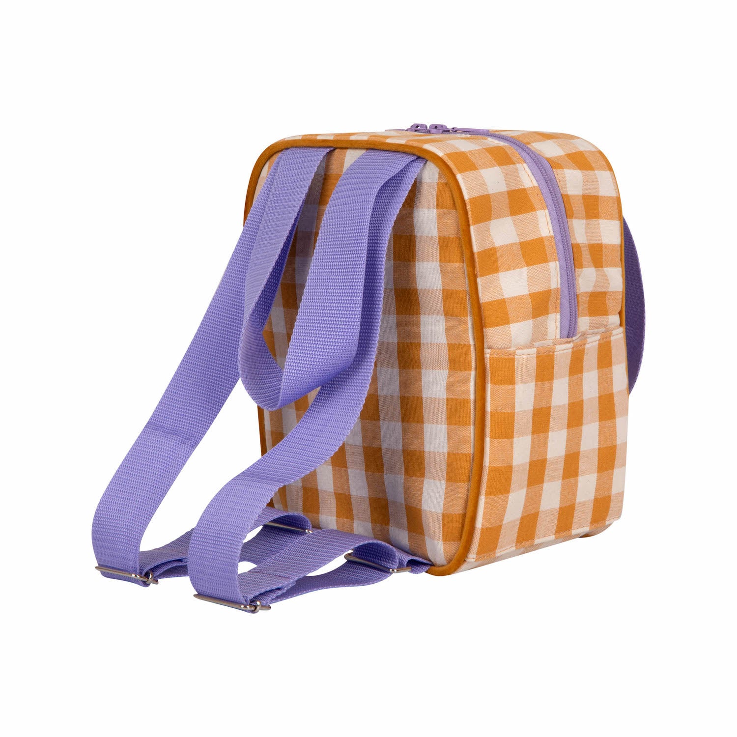 yellow gingham backpack by bettys home 3