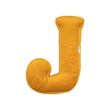 velvet letter cushion j by Bettys home