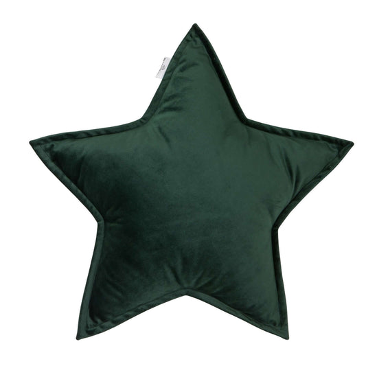 velvet star cushion green by bettys home. Kids room decorations
