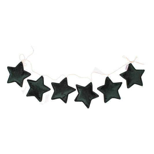 velvet star garland green by bettys home christmas decoration to any room 