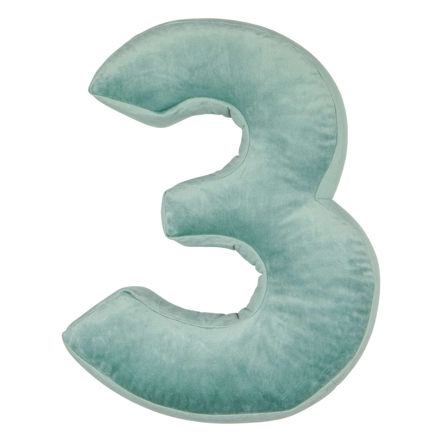 Velvet Number Cushion 3